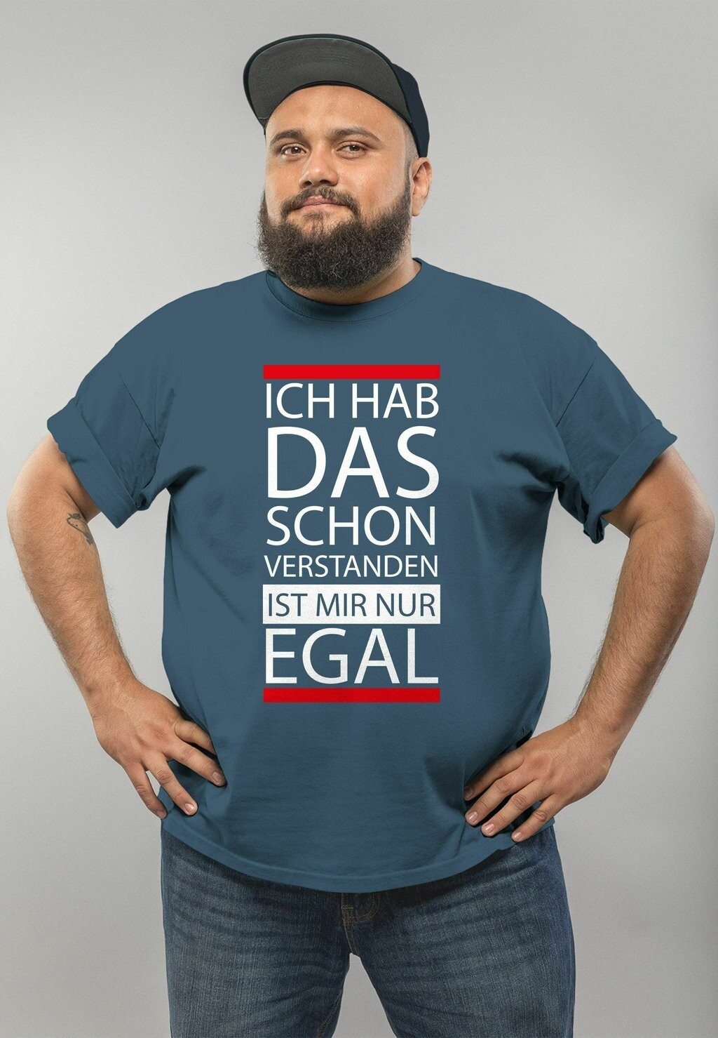 Футболка с принтом ICH HAB DAS SCHON VERSTANDEN IST MIR NUR EGAL Moonworks, цвет denim
Футболка с принтом ICH HAB DAS SCHON VERSTANDEN IST MIR NUR EGAL Moonworks, цвет denim
