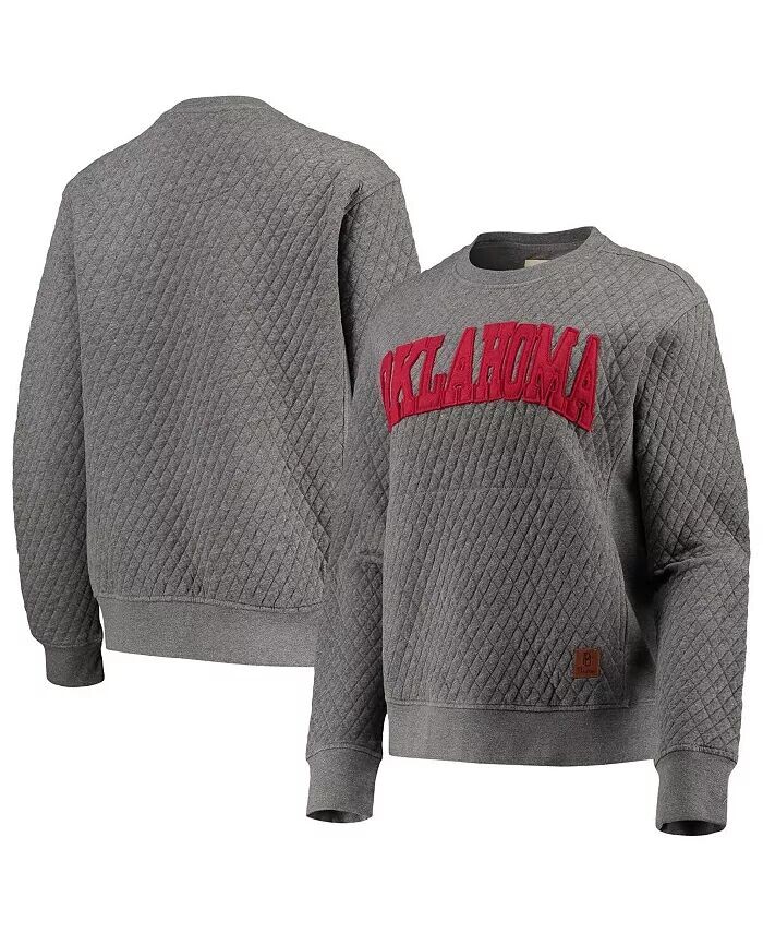 Женский стеганый пуловер с принтом Heather Charcoal Oklahoma Early Moose Pressbox
Женский стеганый пуловер с принтом Heather Charcoal Oklahoma Early Moose Pressbox