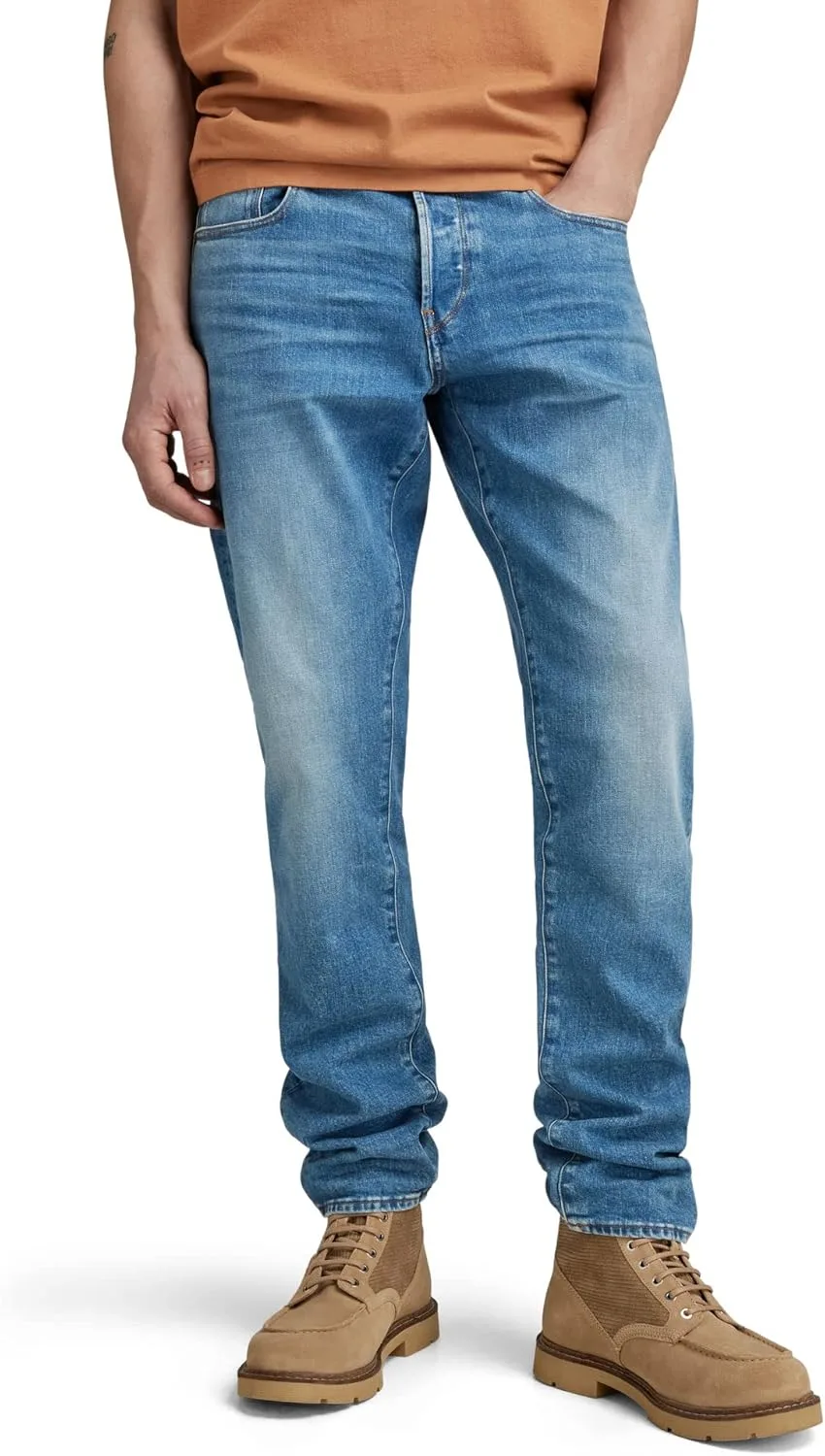 G-Star Raw мужские джинсы 3301 Tapered Fit из японского стрейч-денима
G-Star Raw мужские джинсы 3301 Tapered Fit из японского стрейч-денима