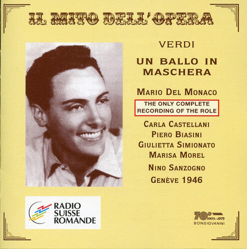 CD диск Verdi / Del Monaco / Castellani / Biasini: Un Ballo in Maschera
CD диск Verdi / Del Monaco / Castellani / Biasini: Un Ballo in Maschera