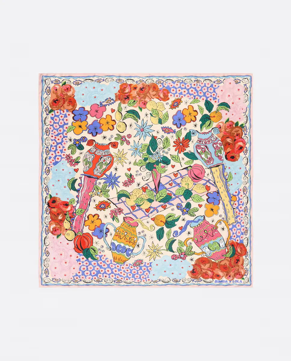 Женский шарф экрю с принтом Bimba y Lola, цвет Crudo
Женский шарф экрю с принтом Bimba y Lola, цвет Crudo