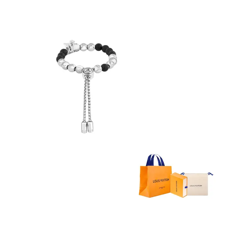 Браслет Lv Monogram с бусинами LOUIS VUITTON, серебряный
Браслет Lv Monogram с бусинами LOUIS VUITTON, серебряный