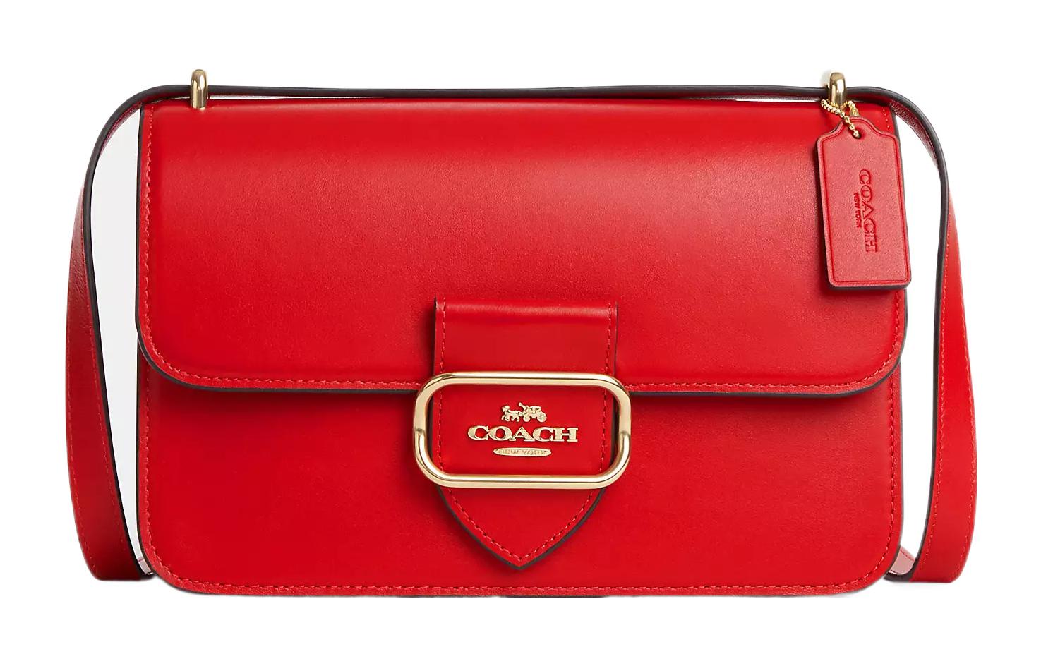 COACH Маленькая квадратная сумка через плечо из телячьей кожи
COACH Маленькая квадратная сумка через плечо из телячьей кожи