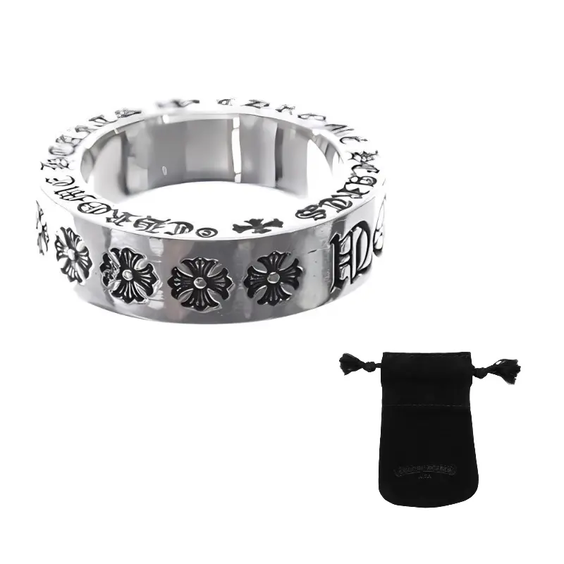 Chrome Hearts 925 Sterling Silver кольца Unisex Silver
Chrome Hearts 925 Sterling Silver кольца Unisex Silver
