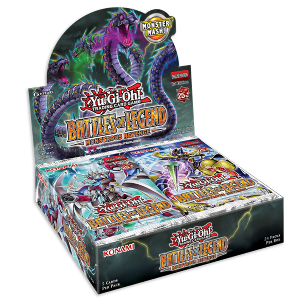 Карточная игра Konami Yu-Gi-Oh TCG: Battles of Legend: Monstrous Revenge - Booster Box (24) 
Карточная игра Konami Yu-Gi-Oh TCG: Battles of Legend: Monstrous Revenge - Booster Box (24)