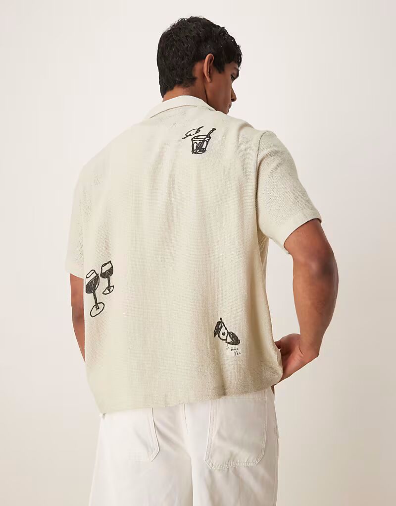 Рубашка свободного кроя ASOS DESIGN Revere с принтом в виде камня
Рубашка свободного кроя ASOS DESIGN Revere с принтом в виде камня