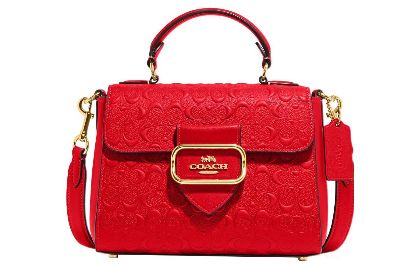 COACH Сумка через плечо из кожи Морган Коровы кроссбоди маленькая женская вишнево-красная
COACH Сумка через плечо из кожи Морган Коровы кроссбоди маленькая женская вишнево-красная