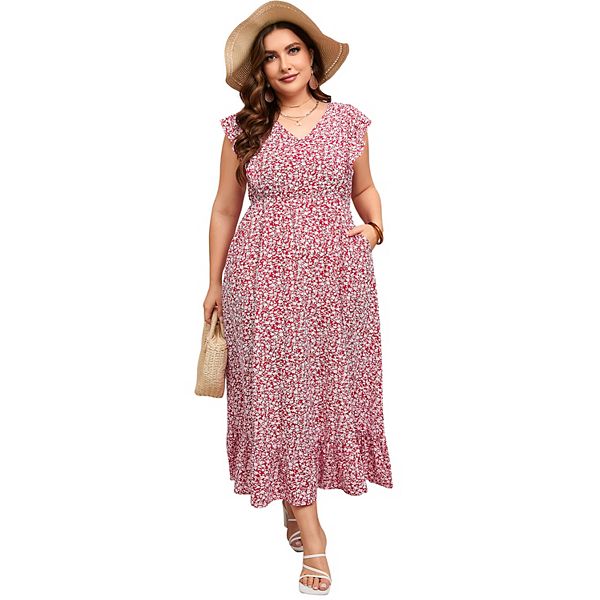 Летнее платье макси с V-образным вырезом и карманом, без рукавов, с разрезом по боку Yesfashion, Red
Летнее платье макси с V-образным вырезом и карманом, без рукавов, с разрезом по боку Yesfashion, Red