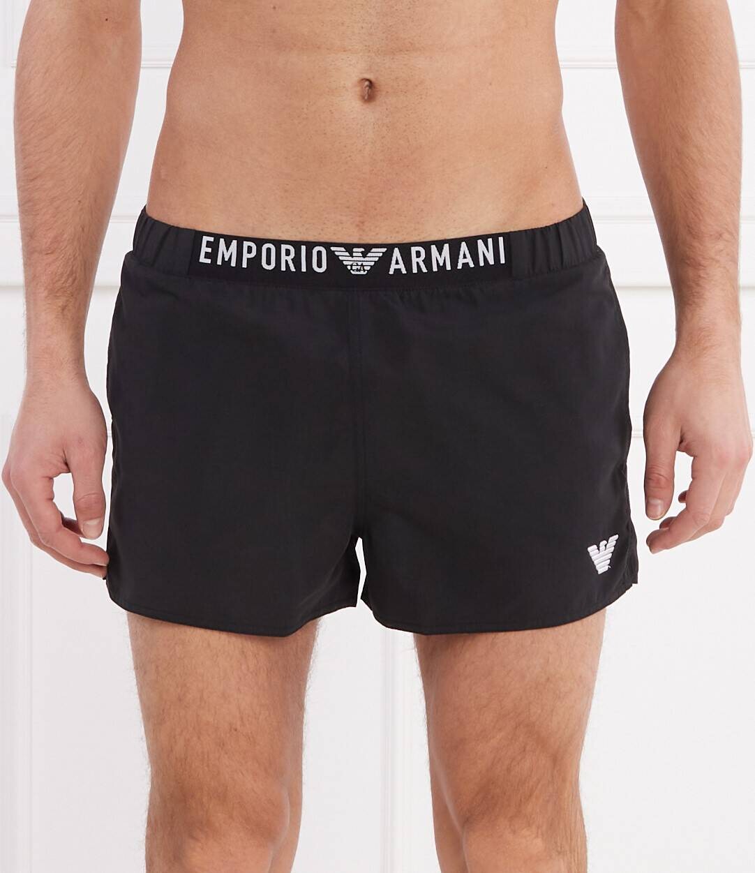 Шорты для плавания Emporio Armani, черный
Шорты для плавания Emporio Armani, черный