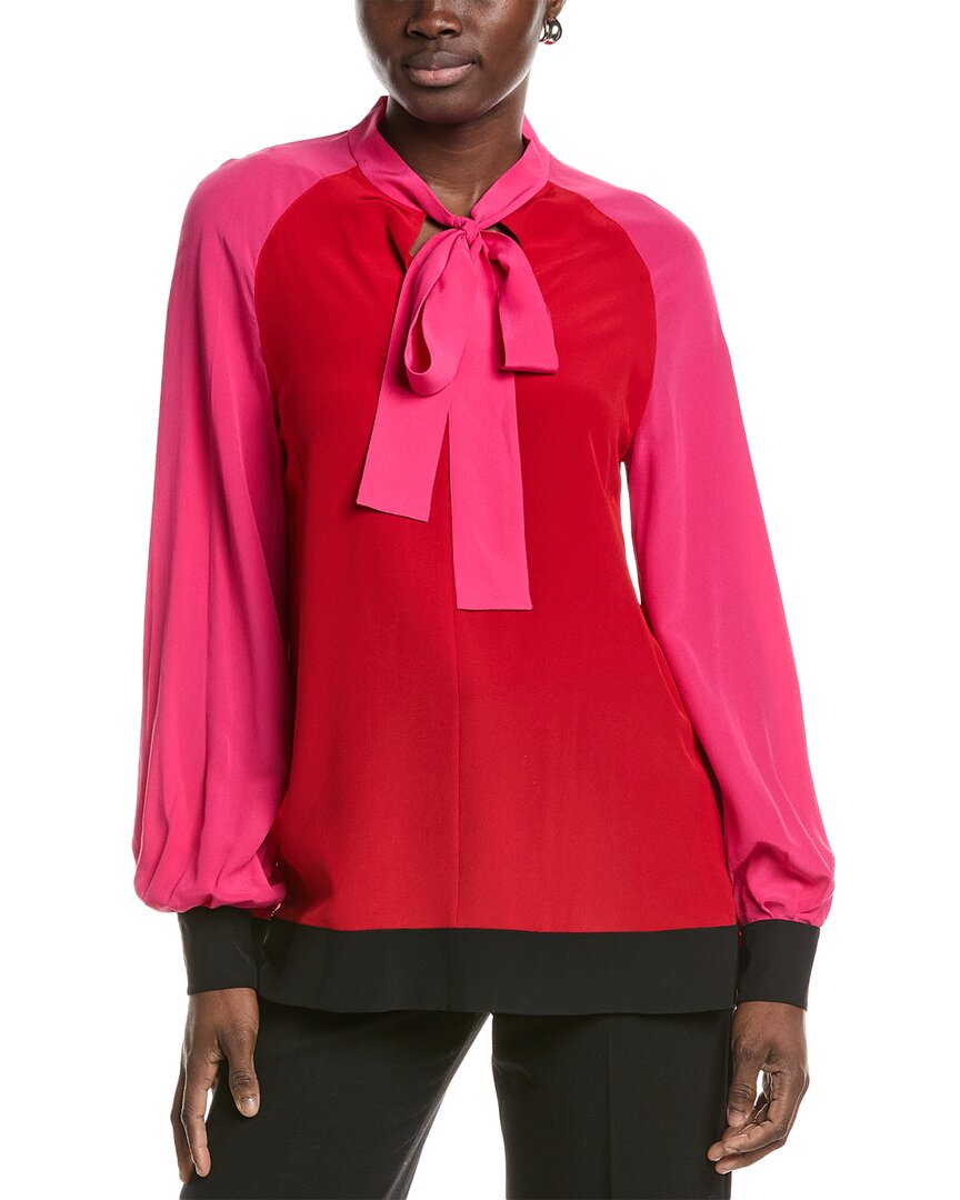 Акрис Блузка из шелкового шарфа Akris, розовый
Акрис Блузка из шелкового шарфа Akris, розовый