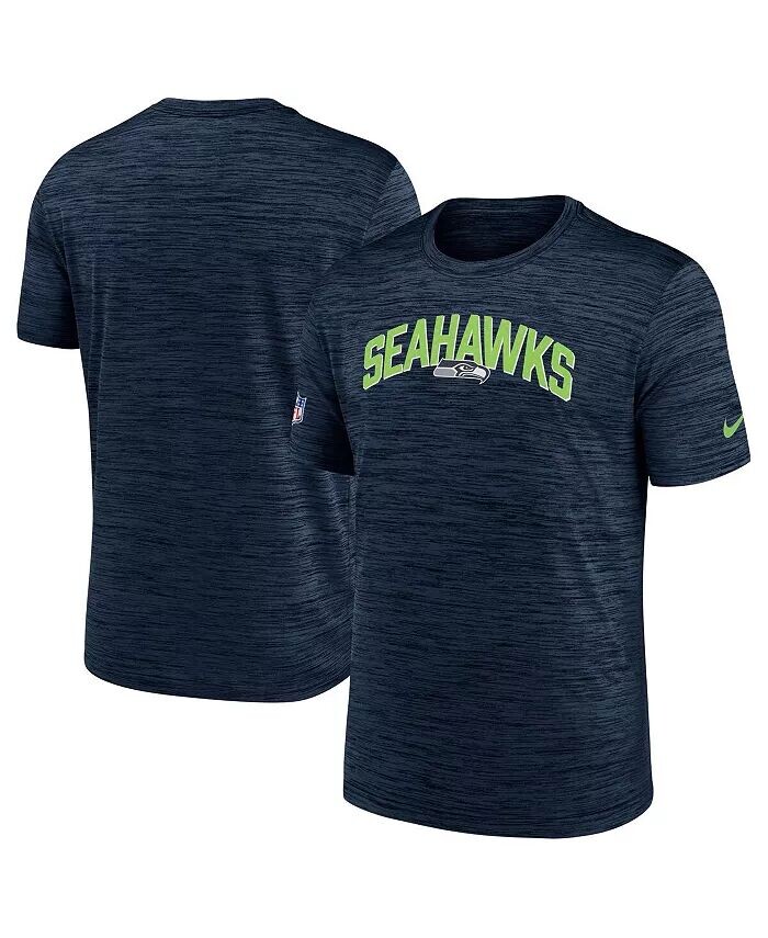 Мужская темно-синяя футболка Seattle Seahawks Sideline Velocity Athletic Stack Performance Nike
Мужская темно-синяя футболка Seattle Seahawks Sideline Velocity Athletic Stack Performance Nike