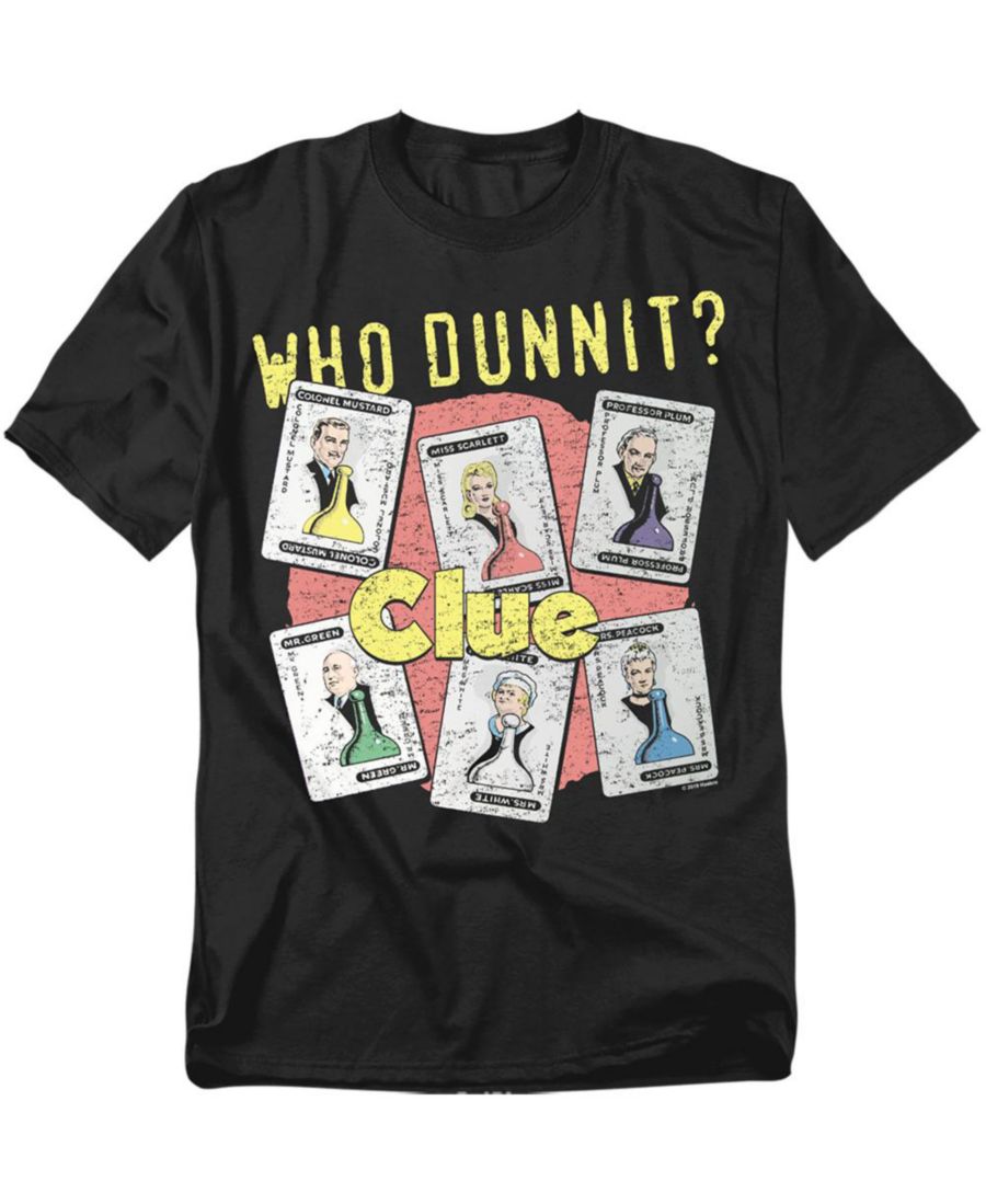 Мужская футболка Clue Clue to Who Dunnit Hasbro+, Black, Черный, Мужская футболка Clue Clue to Who Dunnit Hasbro+, Black
Мужская футболка Clue Clue to Who Dunnit Hasbro+, Black, Черный, Мужская футболка Clue Clue to Who Dunnit Hasbro+, Black