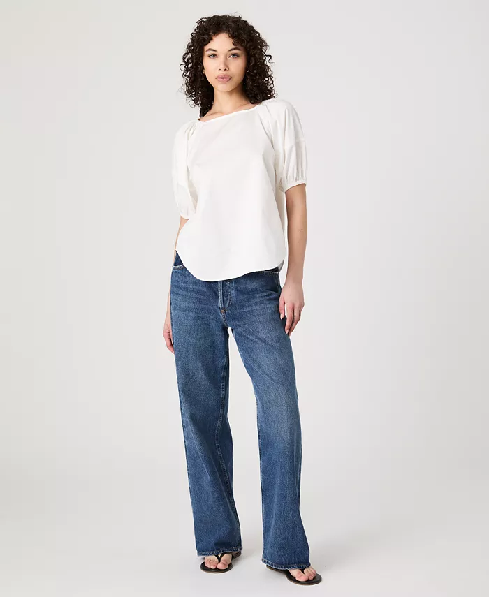 Женский топ Alexis Cotton с рукавами-фонариками French Connection, белый
Женский топ Alexis Cotton с рукавами-фонариками French Connection, белый