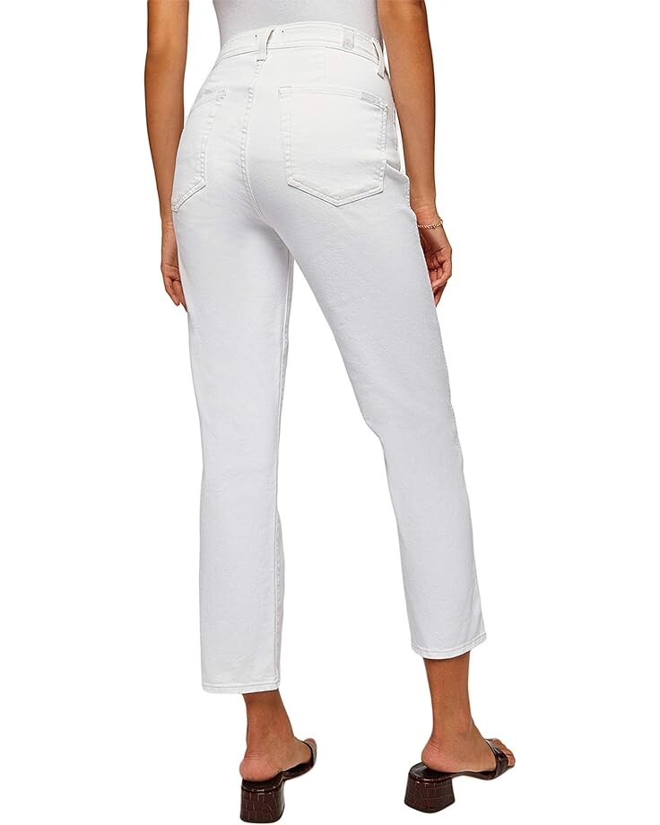 Джинсы 7 For All Mankind High-Waist Cropped Straight in Clean White, цвет Clean White
Джинсы 7 For All Mankind High-Waist Cropped Straight in Clean White, цвет Clean White
