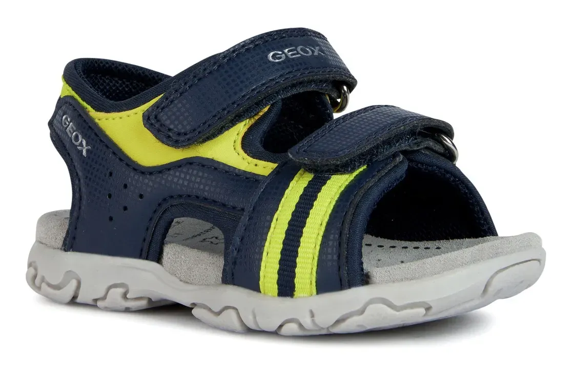 Босоножки Geox "B SANDAL FLAFFEE BOY", летняя обувь, туфли на липучке, сандалии, с текстильным ремешком неонового цвета, желтый
Босоножки Geox "B SANDAL FLAFFEE BOY", летняя обувь, туфли на липучке, сандалии, с текстильным ремешком неонового цвета, желтый