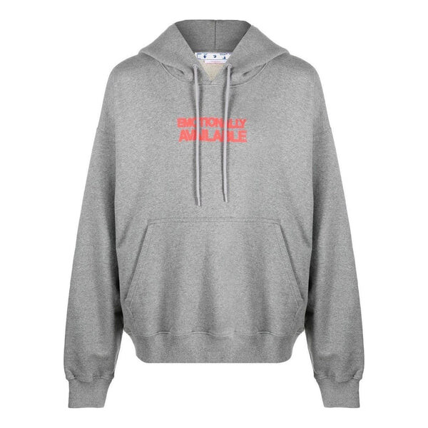 Толстовка slogan print hoodie 'grey' Off-White, серый
Толстовка slogan print hoodie 'grey' Off-White, серый