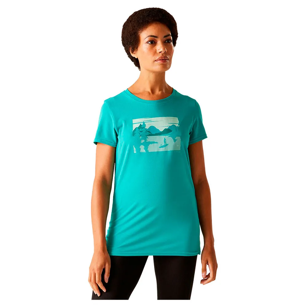 Футболка с коротким рукавом Regatta Fingal Stretch, зеленый 
Футболка с коротким рукавом Regatta Fingal Stretch, зеленый