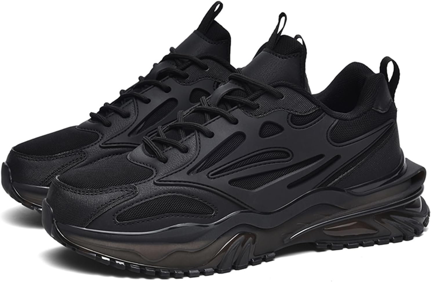 Мужские кроссовки для бега Dacnakby, черные, с сеткой, модные, спортивные, массивные, с волнообразной подошвой, повседневные спортивные и прогулочные
Мужские кроссовки для бега Dacnakby, черные, с сеткой, модные, спортивные, массивные, с волнообразной подошвой, повседневные спортивные и прогулочные