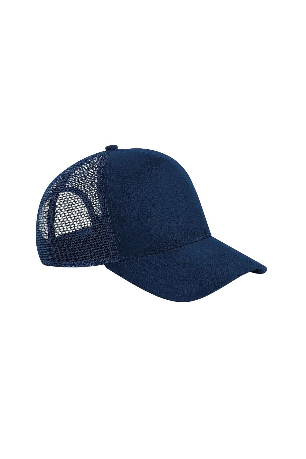 Замшевая кепка Snapback Trucker Beechfield, темно-синий
Замшевая кепка Snapback Trucker Beechfield, темно-синий