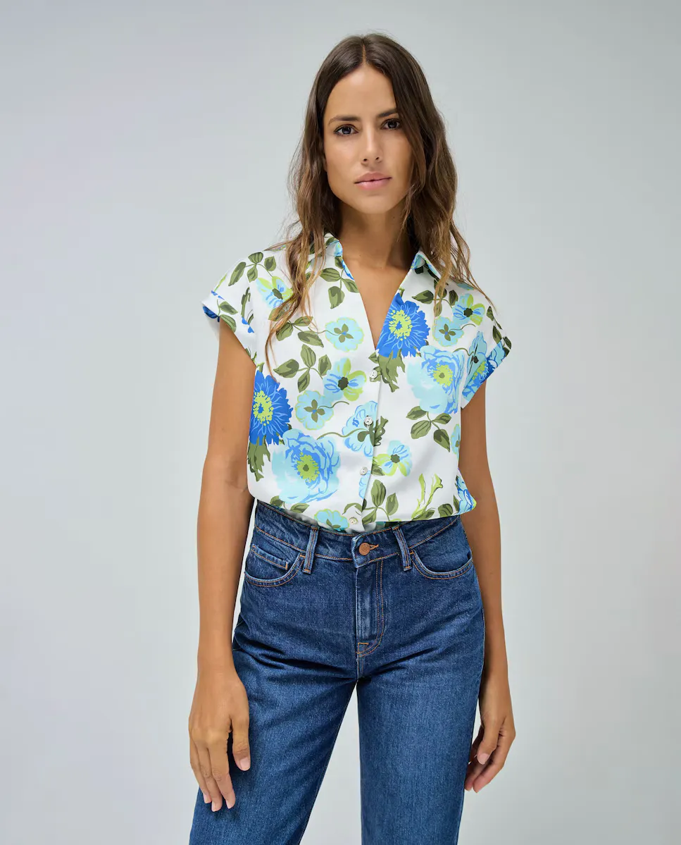 Атласная женская рубашка с цветочным принтом Salsa Jeans, мультиколор
Атласная женская рубашка с цветочным принтом Salsa Jeans, мультиколор
