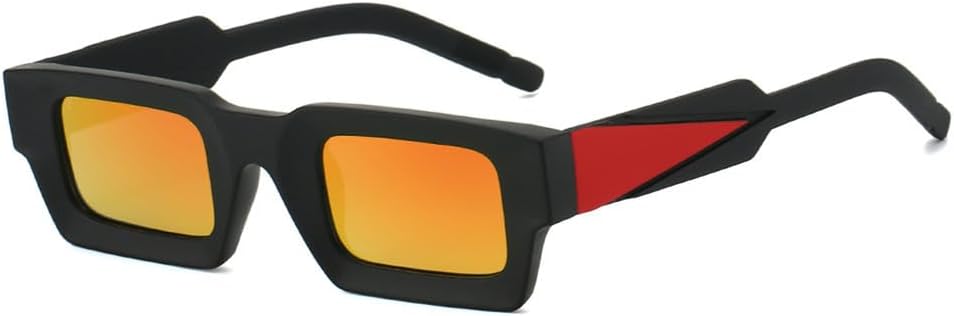 Двухцветные солнцезащитные очки с заклепками и защитой от УФ-излучения UV400 для мужчин и женщин, с градиентным покрытием, идеально подходят для путешествий на открытом воздухе и вождения UYPTK, Black Red Mirror
Двухцветные солнцезащитные очки с заклепками и защитой от УФ-излучения UV400 для мужчин и женщин, с градиентным покрытием, идеально подходят для путешествий на открытом воздухе и вождения UYPTK, Black Red Mirror