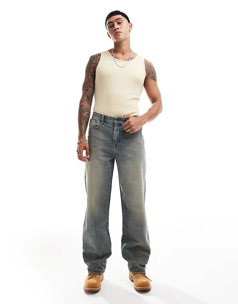 Мешковатые джинсы с оттенком светло-голубого цвета ASOS DESIGN
Мешковатые джинсы с оттенком светло-голубого цвета ASOS DESIGN