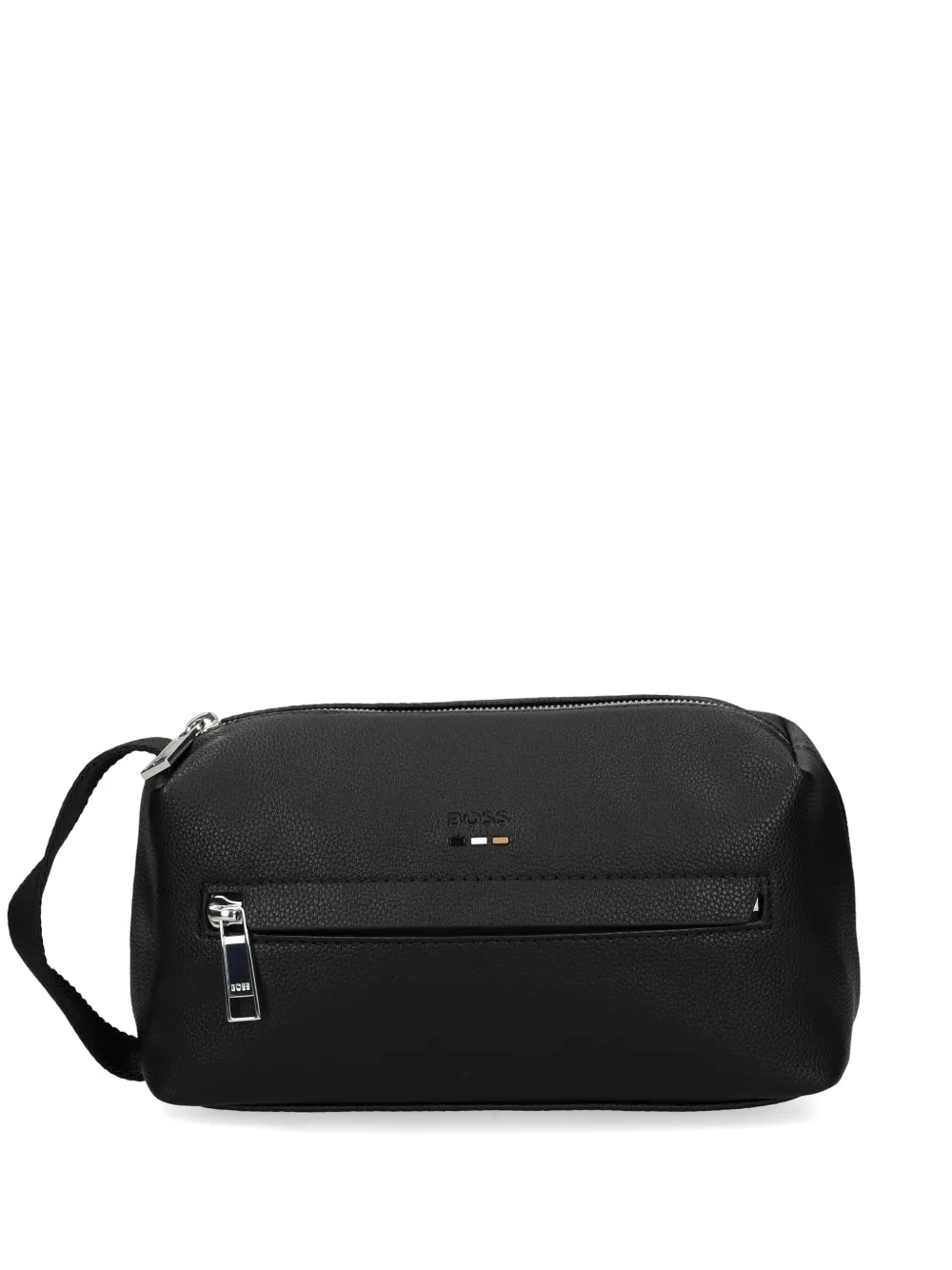 Несессер с тисненым логотипом Boss, черный
Несессер с тисненым логотипом Boss, черный