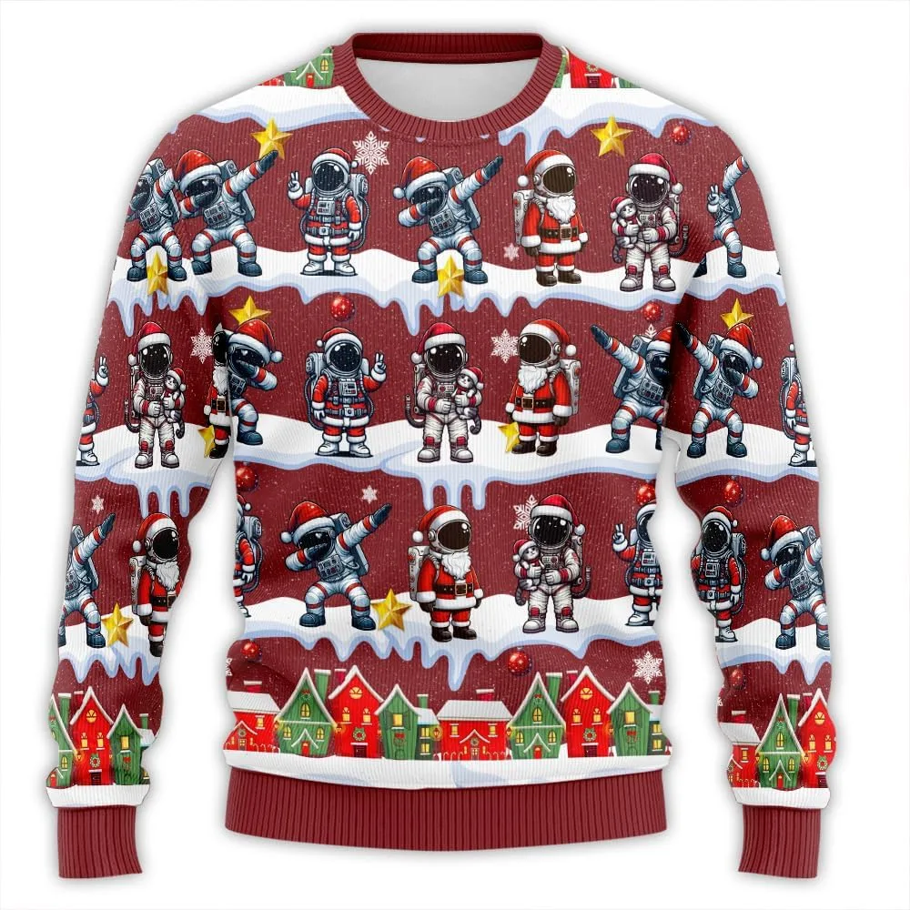 Свитер Ugly Christmas с астронавтом для мужчин и женщин, Holiday Sweatshirt PA14 HANZSPROUT
Свитер Ugly Christmas с астронавтом для мужчин и женщин, Holiday Sweatshirt PA14 HANZSPROUT