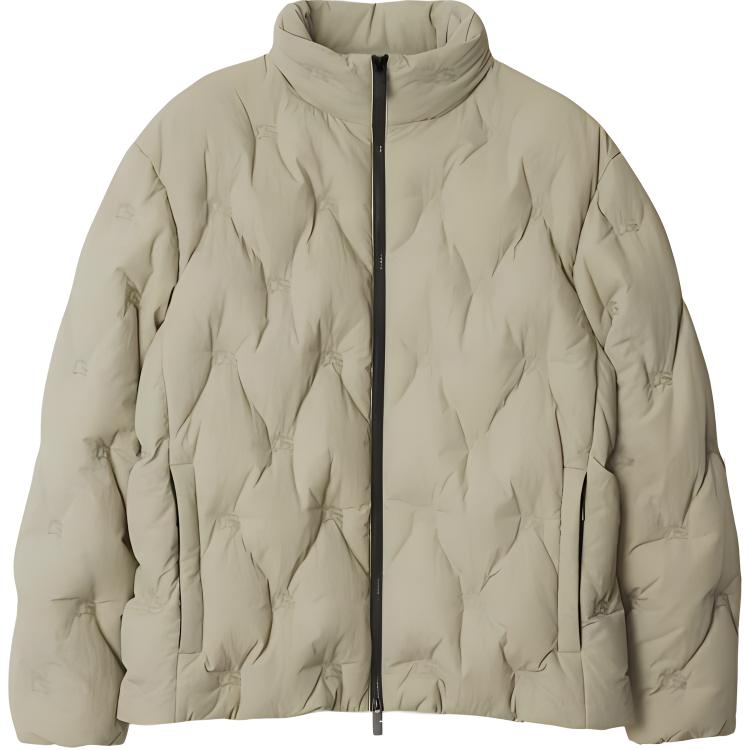 Утепленная пуховая куртка Burberry, серо-голубая
Утепленная пуховая куртка Burberry, серо-голубая