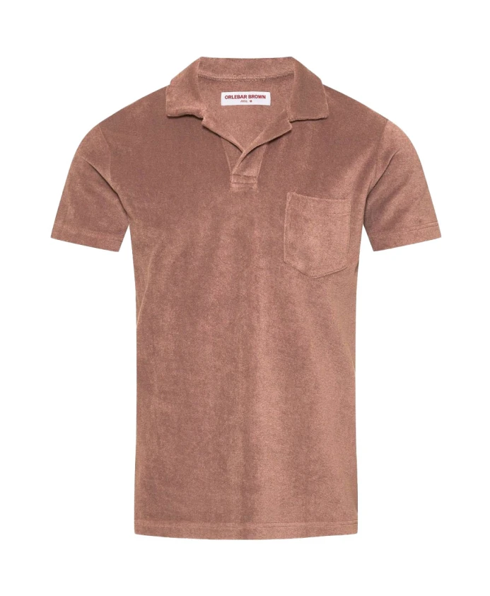 Рубашка из махровой ткани цвета сливового вина Orlebar Brown, коричневый
Рубашка из махровой ткани цвета сливового вина Orlebar Brown, коричневый