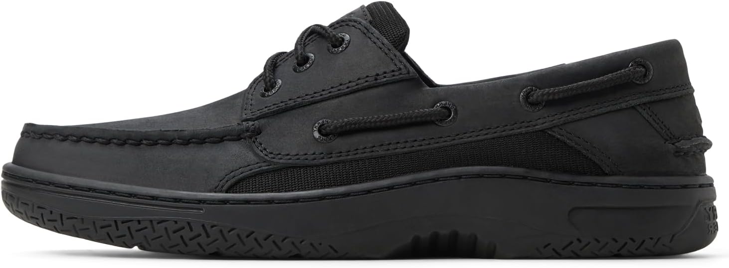 Мужские лодочные туфли Sperry Billfish с тремя отверстиями, черный
Мужские лодочные туфли Sperry Billfish с тремя отверстиями, черный
