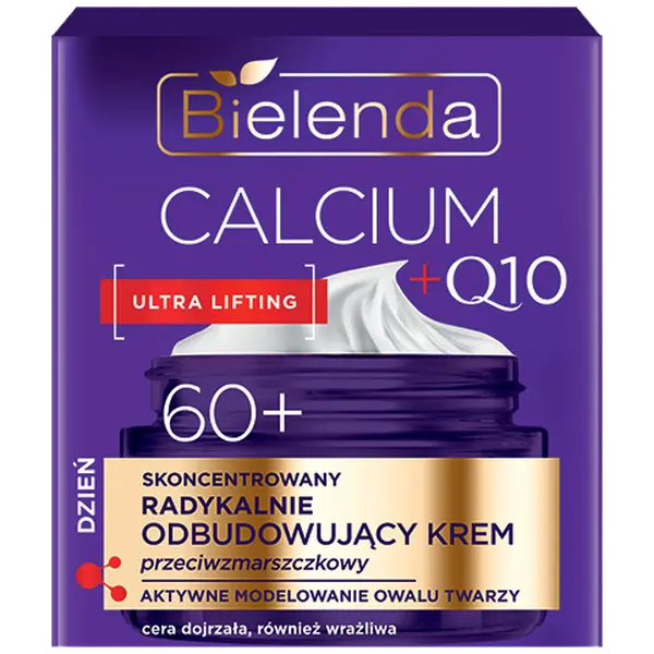 Крем для лица восстанавливающий против морщин 60+ на день, 50 мл Bielenda Calcium+Q10
Крем для лица восстанавливающий против морщин 60+ на день, 50 мл Bielenda Calcium+Q10