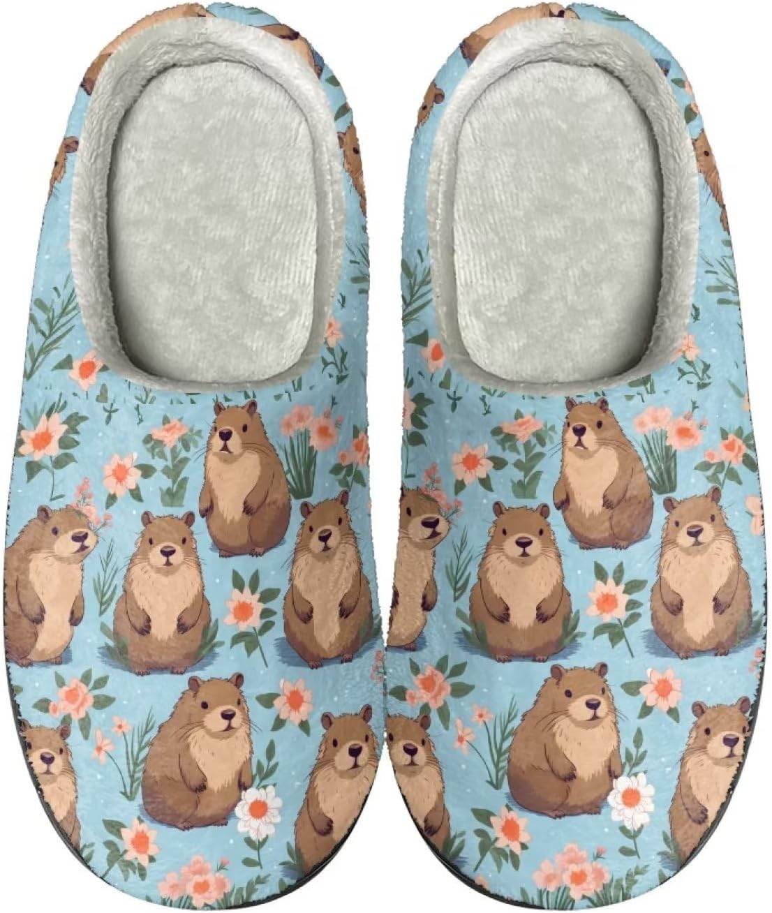 Домашние тапочки Xpyiqun мягкие плюшевые теплые зимние тапочки для мужчин и женщин, размер 4-12, Capybara
Домашние тапочки Xpyiqun мягкие плюшевые теплые зимние тапочки для мужчин и женщин, размер 4-12, Capybara