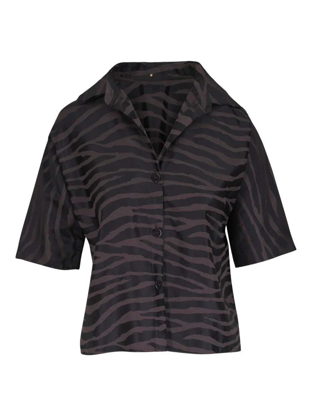 Рубашка с зебровым принтом Peter Cohen, коричневый
Рубашка с зебровым принтом Peter Cohen, коричневый
