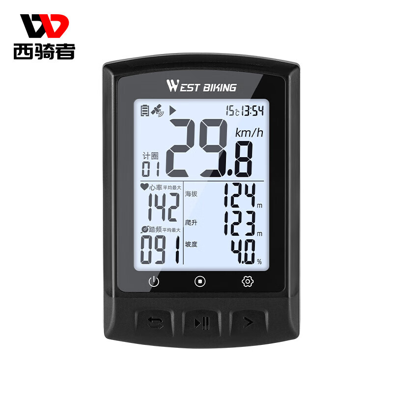 Велосипедный компьютер WestBiking спидометр с GPS
Велосипедный компьютер WestBiking спидометр с GPS