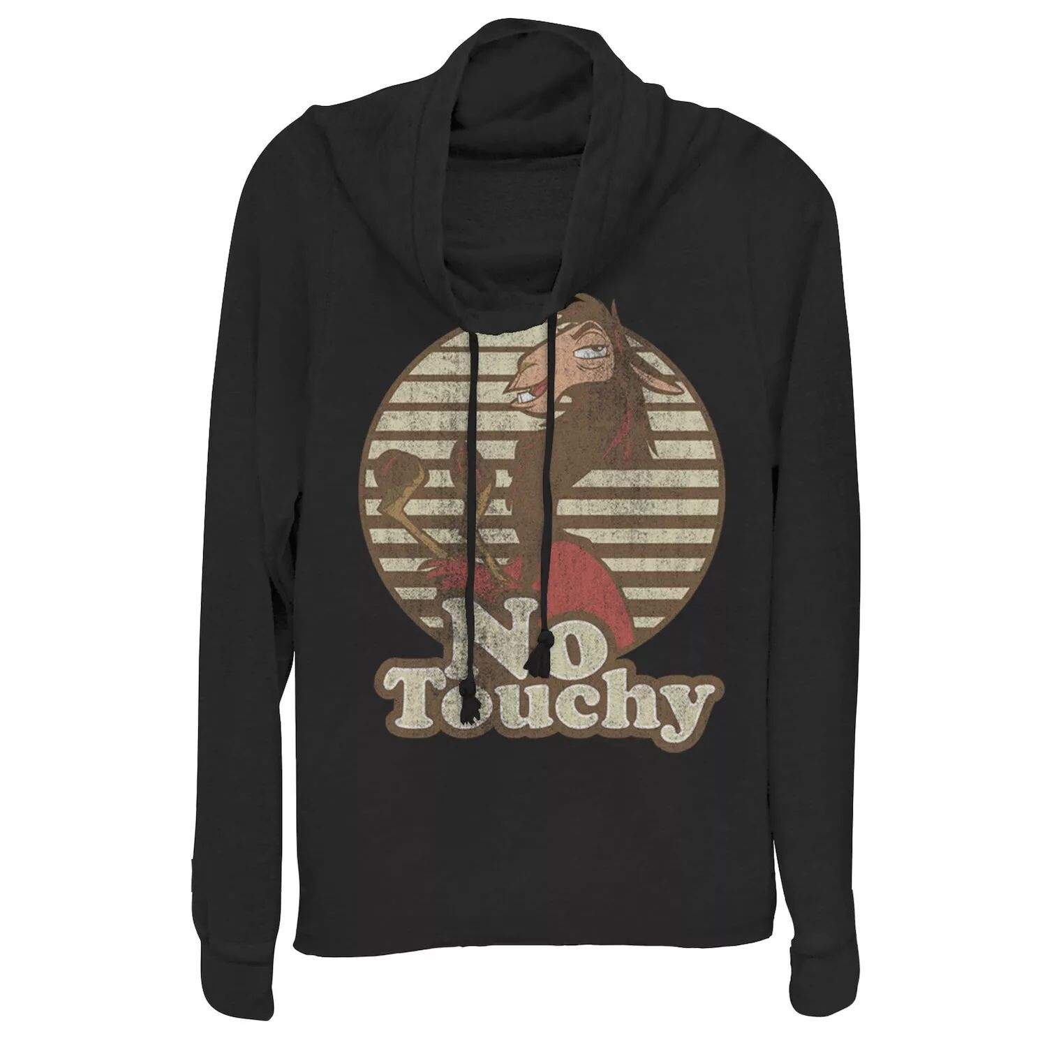 Толстовка Kuzco Llama No Touchy с воротником-хомутом Disney's Emperor's New Groove Juniors Licensed Character, черный
Толстовка Kuzco Llama No Touchy с воротником-хомутом Disney's Emperor's New Groove Juniors Licensed Character, черный