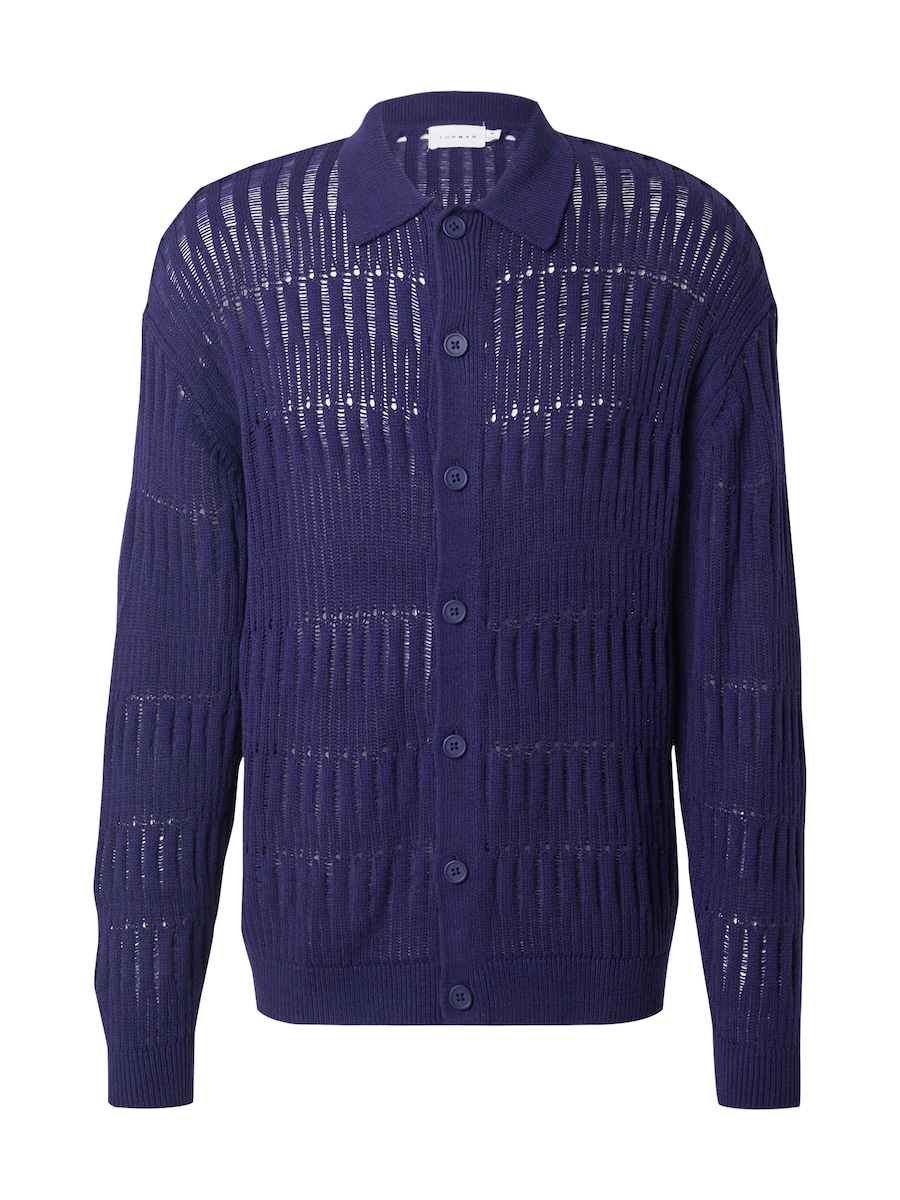 Вязаный кардиган TOPMAN, темно-синий
Вязаный кардиган TOPMAN, темно-синий
