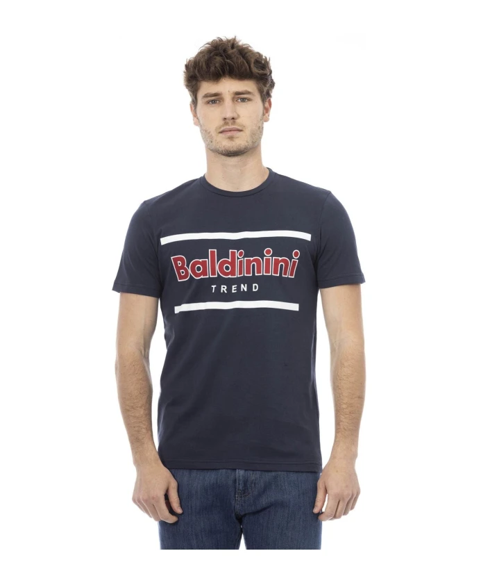 Футболка с короткими рукавами и круглым вырезом Baldinini, синий
Футболка с короткими рукавами и круглым вырезом Baldinini, синий