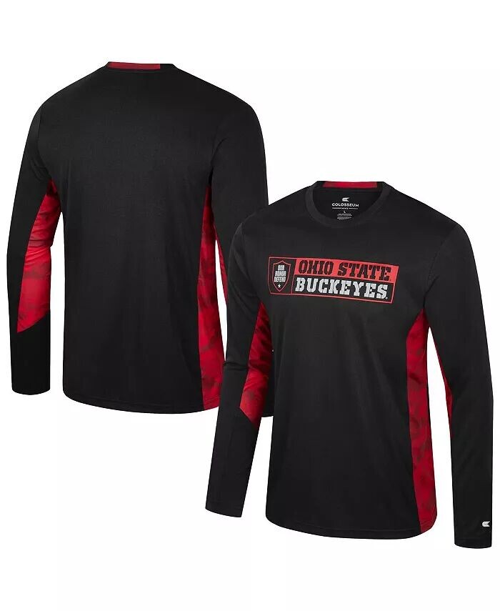 Мужская черная футболка Ohio State Buckeyes Big Tall On Honor с длинным рукавом Colosseum
Мужская черная футболка Ohio State Buckeyes Big Tall On Honor с длинным рукавом Colosseum