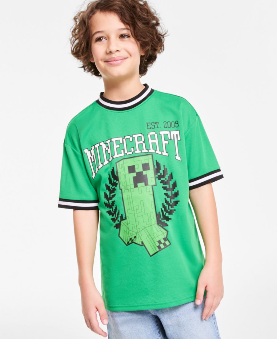 Футболка-майка для мальчиков Little & Big Boys Team Creeper Soccer Shirt Minecraft, Green
Футболка-майка для мальчиков Little & Big Boys Team Creeper Soccer Shirt Minecraft, Green