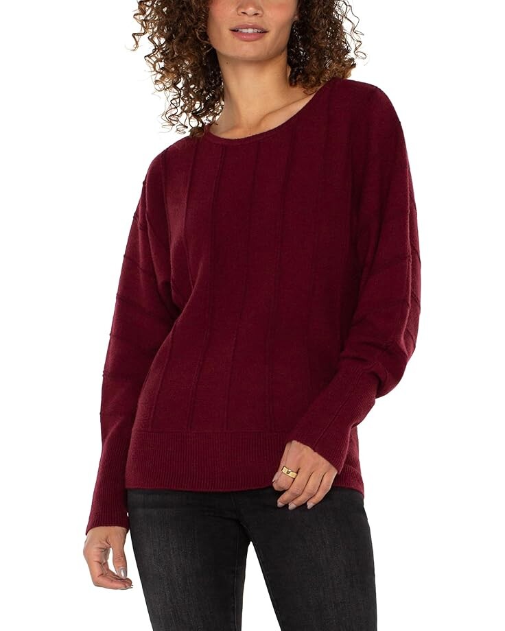 Свитер Liverpool Los Angeles Long Sleeve Boat Neck Dolman Sleeve Sweater, цвет Dark Pinot Noir
Свитер Liverpool Los Angeles Long Sleeve Boat Neck Dolman Sleeve Sweater, цвет Dark Pinot Noir