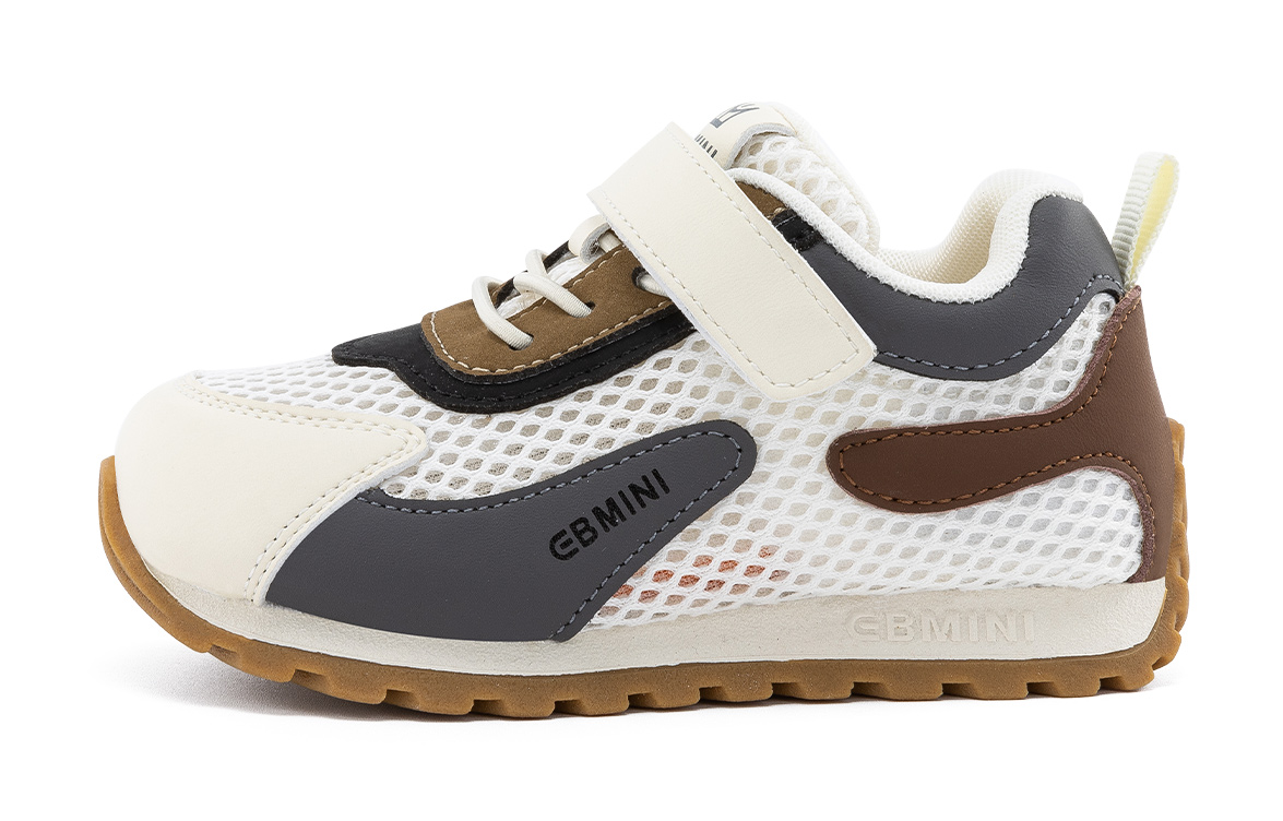 Нескользящие, амортизирующие, износостойкие, дышащие, низкие повседневные кроссовки для детей 3–7 лет EBMINI, бежевый/коричневый 
Нескользящие, амортизирующие, износостойкие, дышащие, низкие повседневные кроссовки для детей 3–7 лет EBMINI, бежевый/коричневый