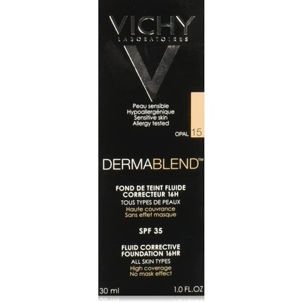 Консилерная тональная основа Vichy Dermablend с SPF 35, номер 15, опал, 30 мл.
Консилерная тональная основа Vichy Dermablend с SPF 35, номер 15, опал, 30 мл.
