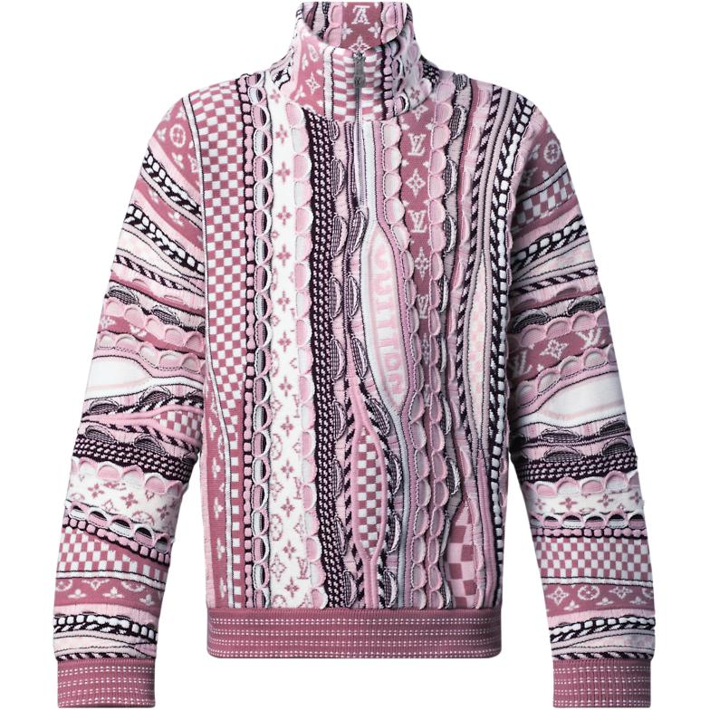Полузип пуловер Lv LOUIS VUITTON, мультиколор
Полузип пуловер Lv LOUIS VUITTON, мультиколор