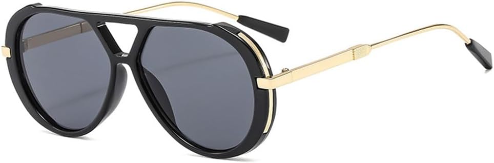 Солнцезащитные очки UV400 с двойной перемычкой и металлическими градиентными линзами для женщин и мужчин, для бега и занятий спортом на открытом воздухе UYPTK, Black Grey
Солнцезащитные очки UV400 с двойной перемычкой и металлическими градиентными линзами для женщин и мужчин, для бега и занятий спортом на открытом воздухе UYPTK, Black Grey