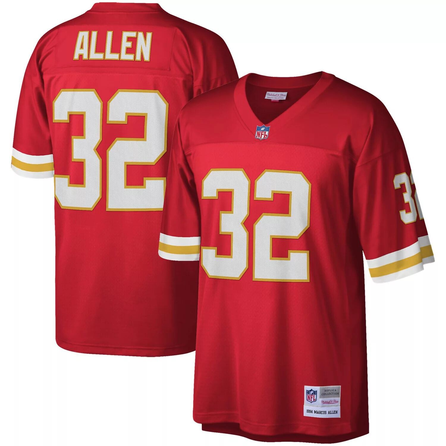 Мужская футболка Mitchell & Ness Marcus Allen Red Kansas City Chiefs 1994 Legacy Replica Джерси
Мужская футболка Mitchell & Ness Marcus Allen Red Kansas City Chiefs 1994 Legacy Replica Джерси