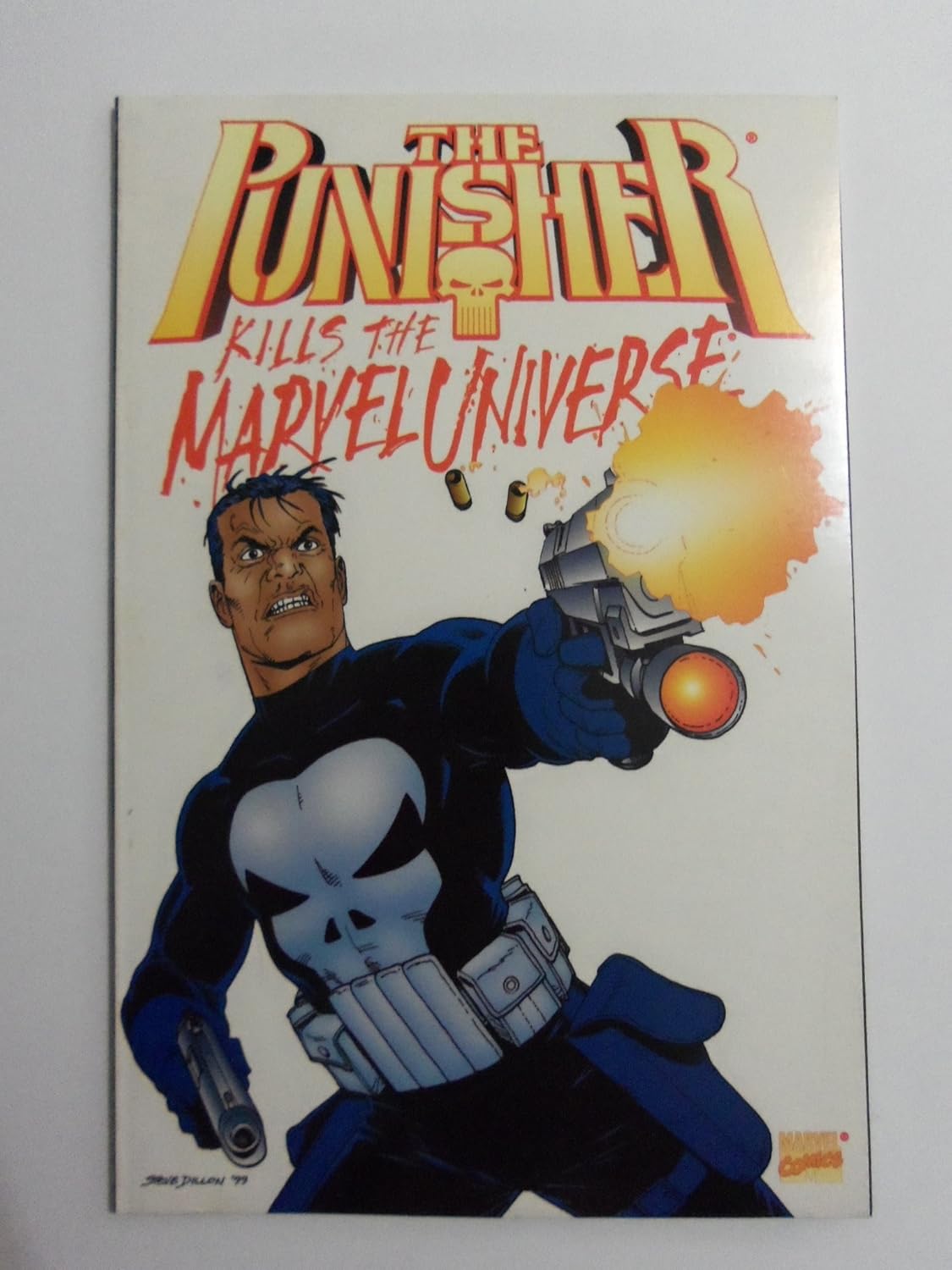 Punisher Kills the Marvel Universe (2000) #1 "2nd Print Variant" (Marvel Comics)
Punisher Kills the Marvel Universe (2000) #1 "2nd Print Variant" (Marvel Comics)