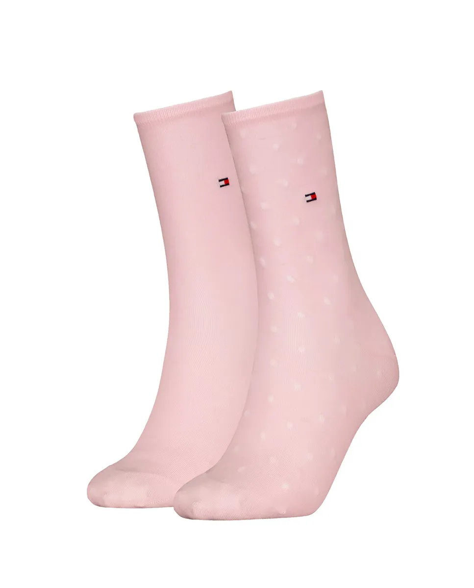 Упаковка из двух женских носков, одни в горошек, другие однотонные Tommy Hilfiger, розовый
Упаковка из двух женских носков, одни в горошек, другие однотонные Tommy Hilfiger, розовый