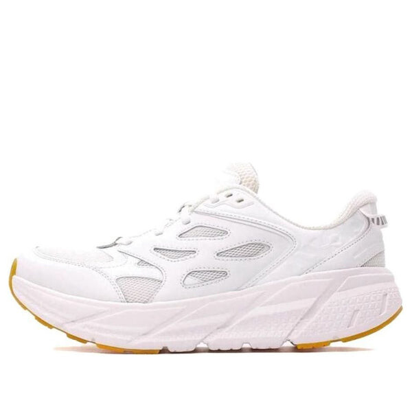 Кроссовки clifton l 'white gum' Hoka One One, белый 
Кроссовки clifton l 'white gum' Hoka One One, белый