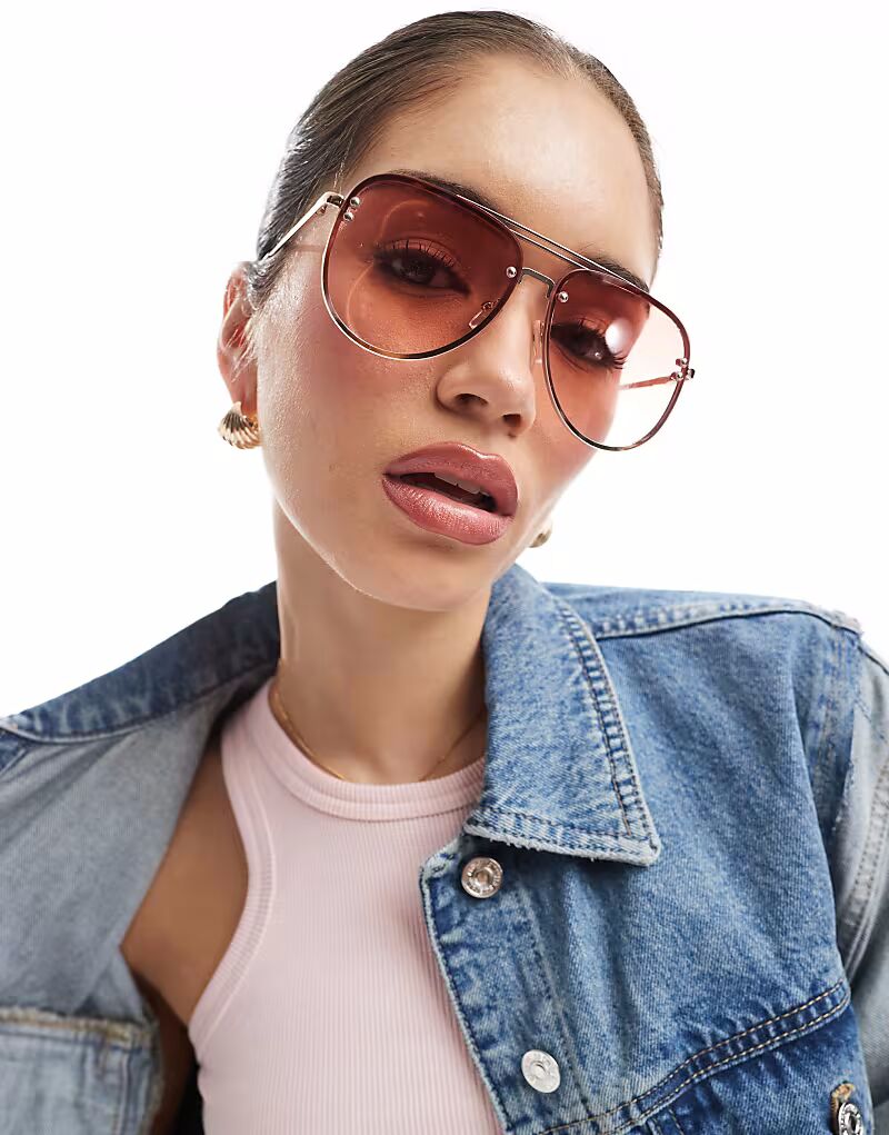 AIRE - Quartz - Солнцезащитные очки-авиаторы из розового металла
AIRE - Quartz - Солнцезащитные очки-авиаторы из розового металла